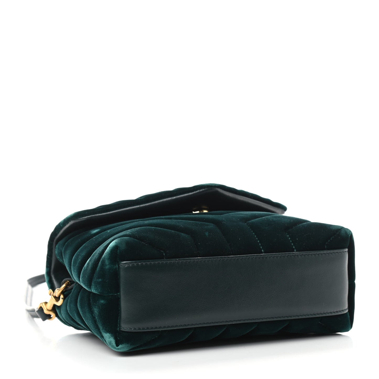 Velvet Y Quilted Monogram Toy Loulou Crossbody Bag Dark Ottanio