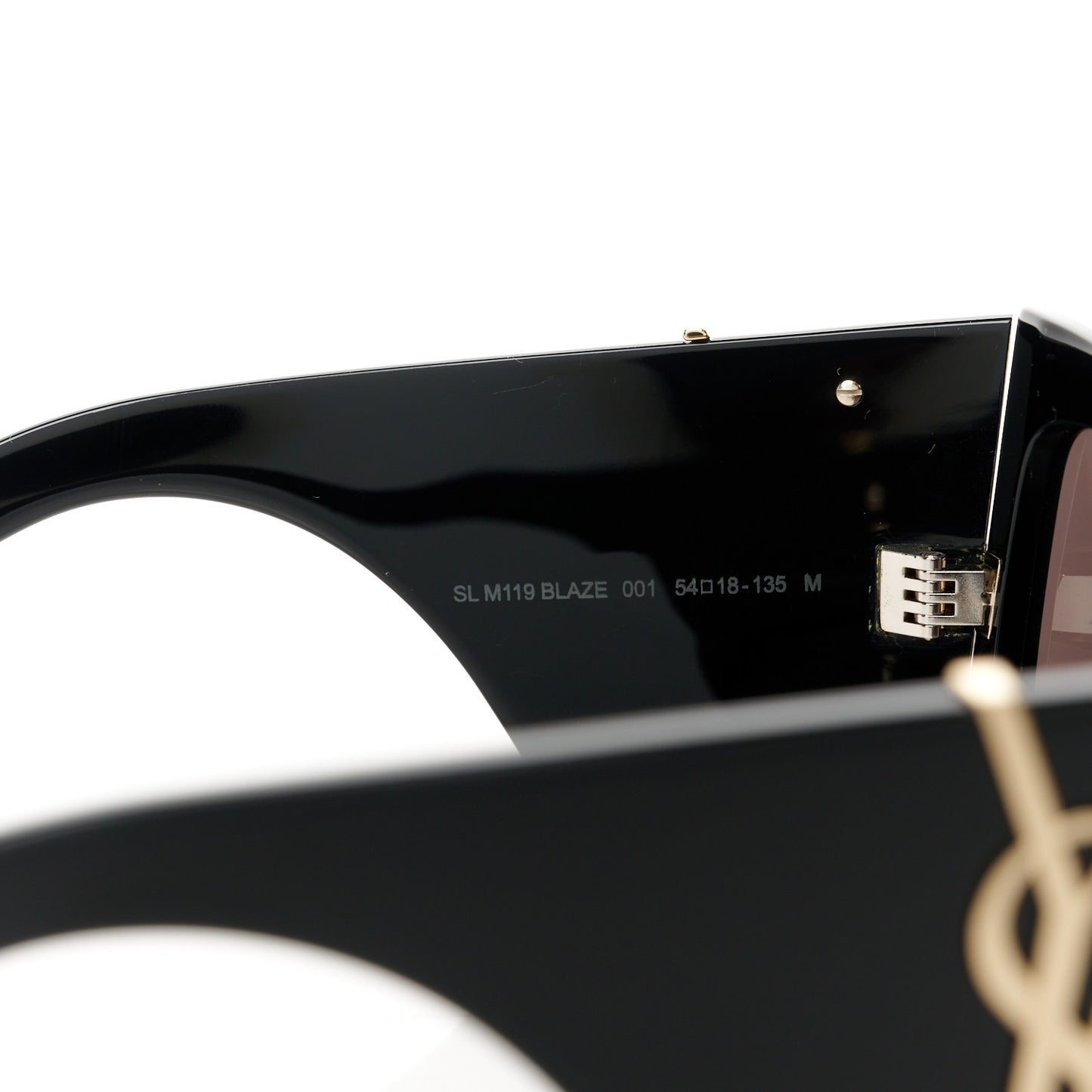 Acetate Blaze Sunglasses SL M119 Black