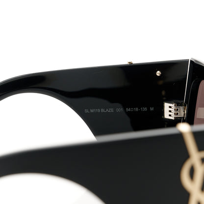 Saint Laurent Acetate Blaze Sunglasses SL M119 Black 5 of 8