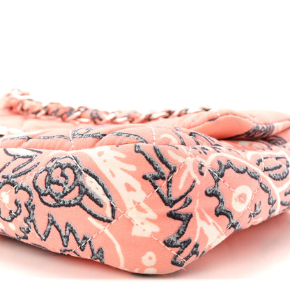 Chanel Cotton Quilted Small Bandana Single Flap Pink 10 of 10