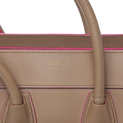 Celine Palmelato Calfskin Micro Luggage Beige 9 of 14