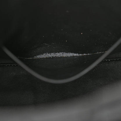 Givenchy Smooth Calfskin Medium Moon Cut Out Shoulder Bag Black 7 of 12