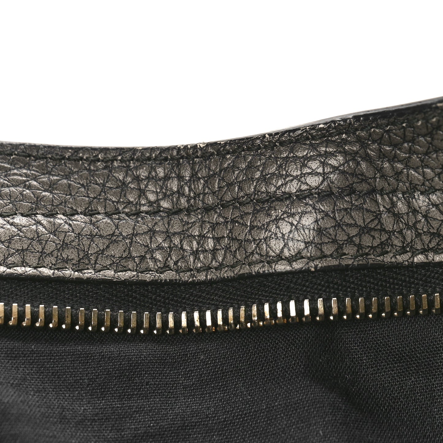 Grained Calfskin Classic Gold Hardware City Ombre Grey Gradient