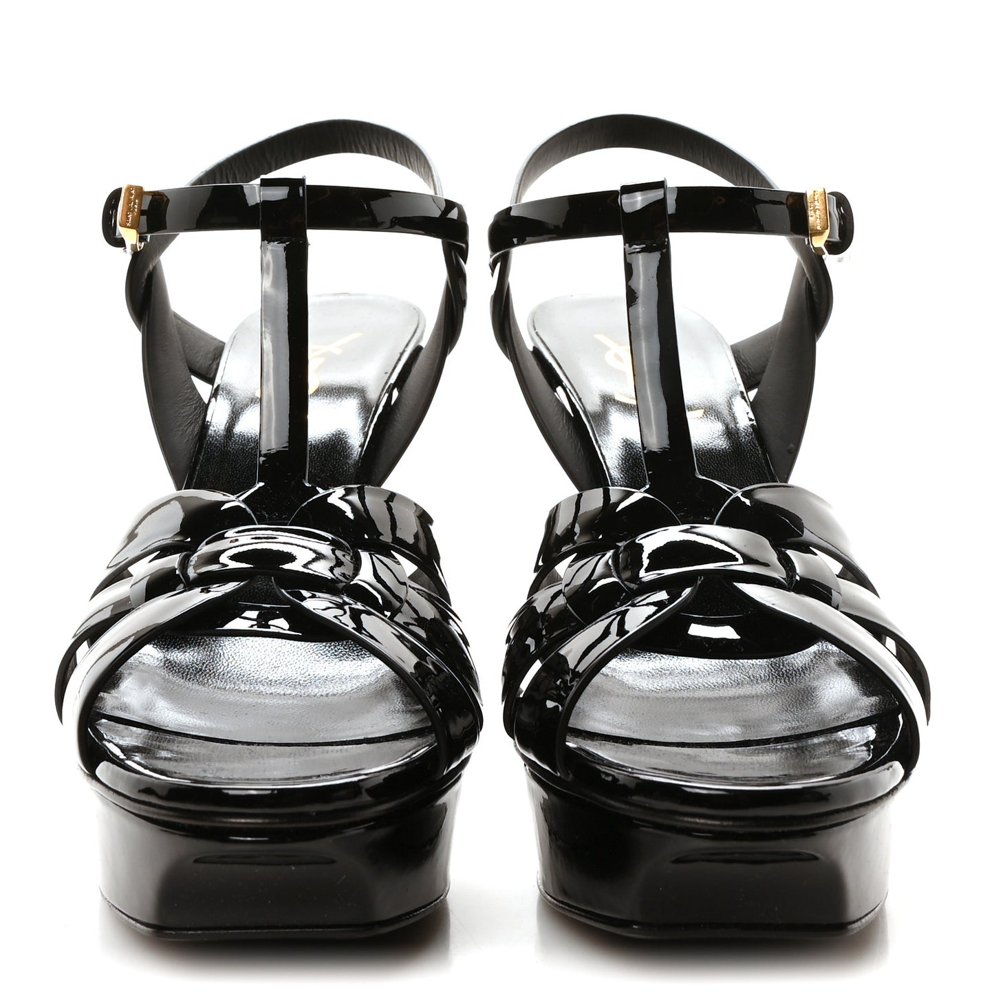 Patent Tribute 75 Platform Sandals 38 Black