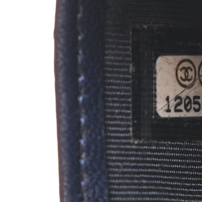 Chanel Lambskin Quilted Card Holder Blue 8 of 11