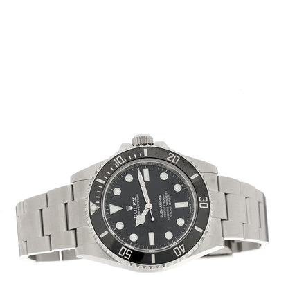 Rolex Stainless Steel 41mm Oyster Perpetual Submariner Watch Black 124060 2 of 5