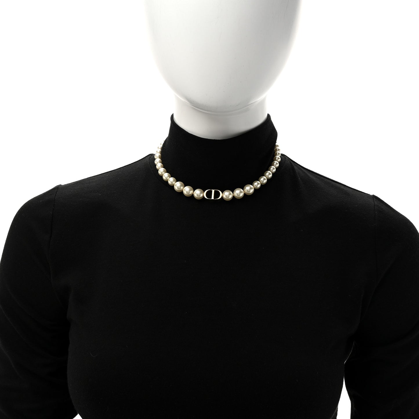 Pearl 30 Montaigne Choker Necklace Gold