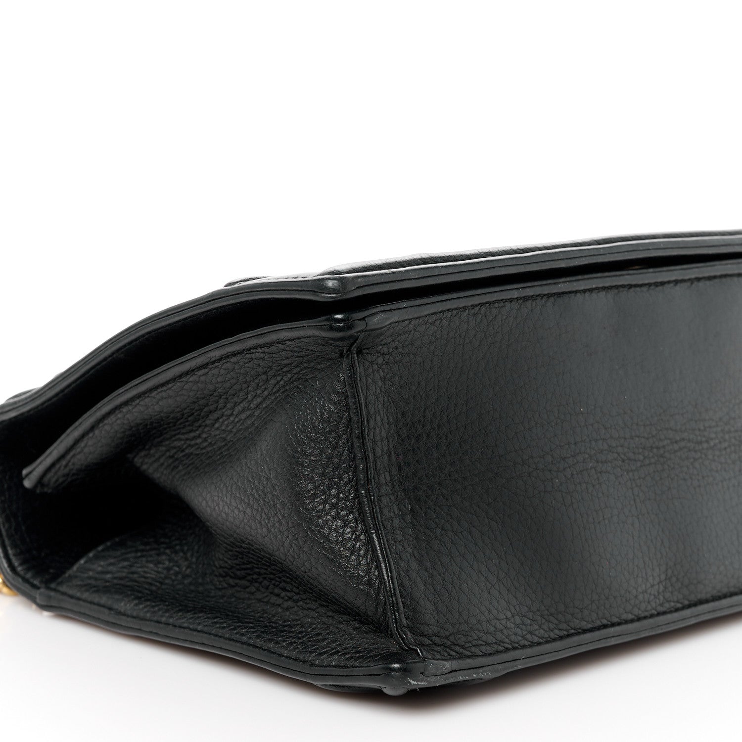 Christian Dior Grained Calfskin Medium Diorama Flap Bag Black 9 of 11