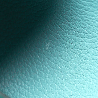 Hermes Evercolor Verso Bastia Coin Purse Malachite Bleu Atoll 8 of 11