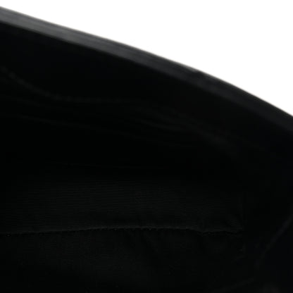 Saint Laurent Calfskin Y Quilted Monogram Toy Loulou Crossbody Bag Black 5 of 9