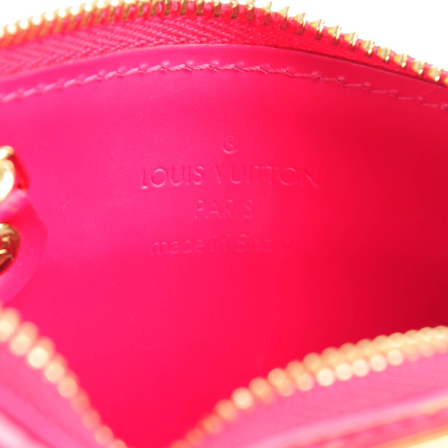 Vernis Key Pouch Rose Pop