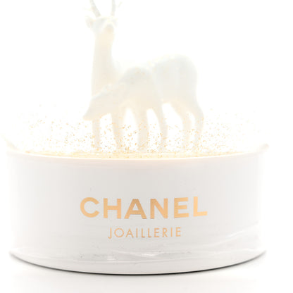 Chanel Glass Joaillerie Deer Christmas Snow Globe 3 of 7