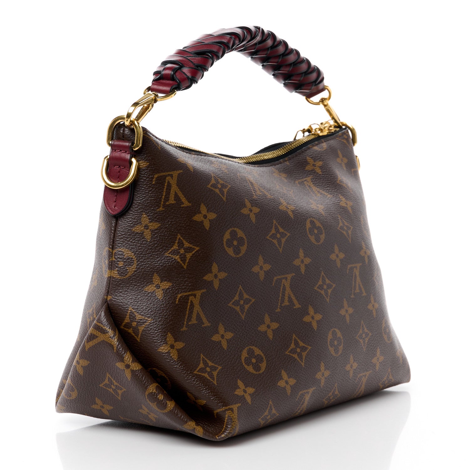 Louis Vuitton Monogram Beaubourg Hobo Mini Bordeaux Red Peach Safran 3 of 13