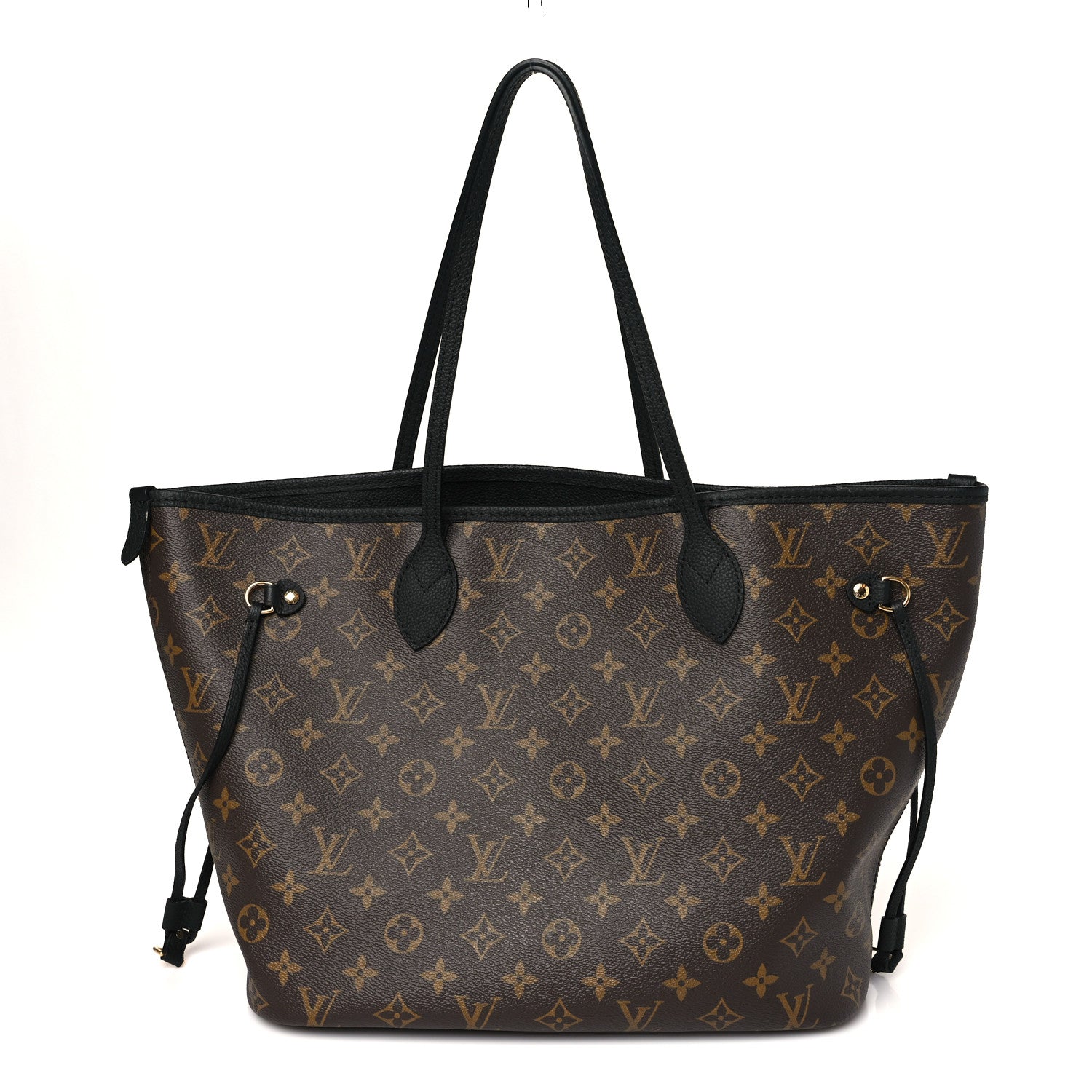 Louis Vuitton Monogram Calfskin Neo Neverfull Inside Out MM Black 1 of 16