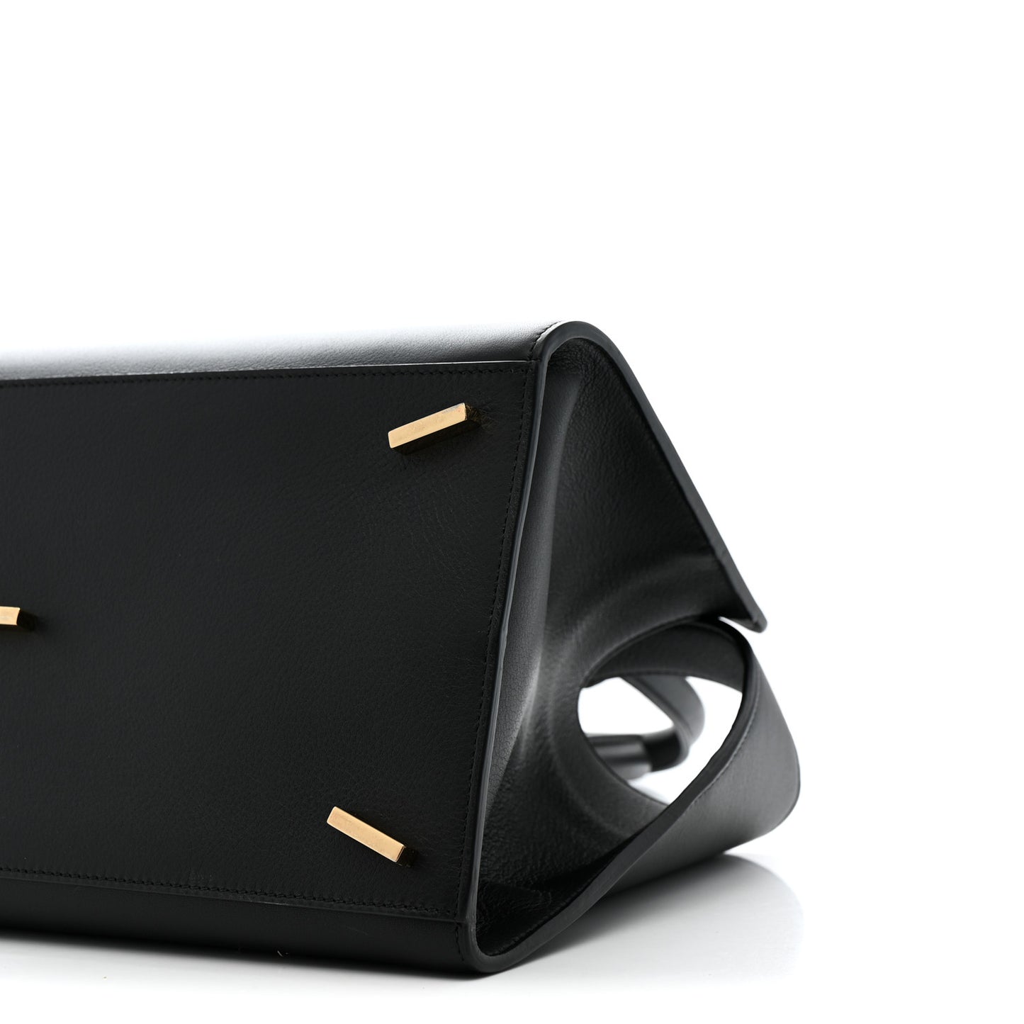 Calfskin Small Hug Bag Black