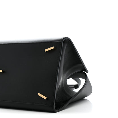 Salvatore Ferragamo Calfskin Small Hug Bag Black 10 of 10