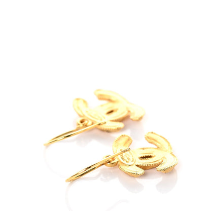 Chanel CC Drop Earrings Gold 3 of 5
