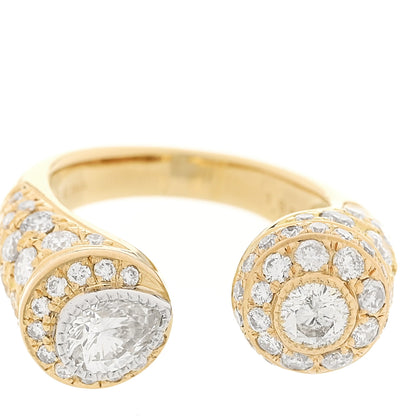 Parker & West by FASHIONPHILE 18K Yellow Gold Diamond 2.49ctw Split Ring  50 5.25 7 of 9
