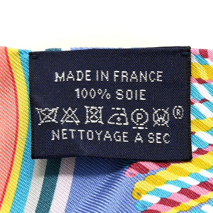 Hermes Silk Epaulettes De Gala Twilly Blue Multicolor 3 of 6