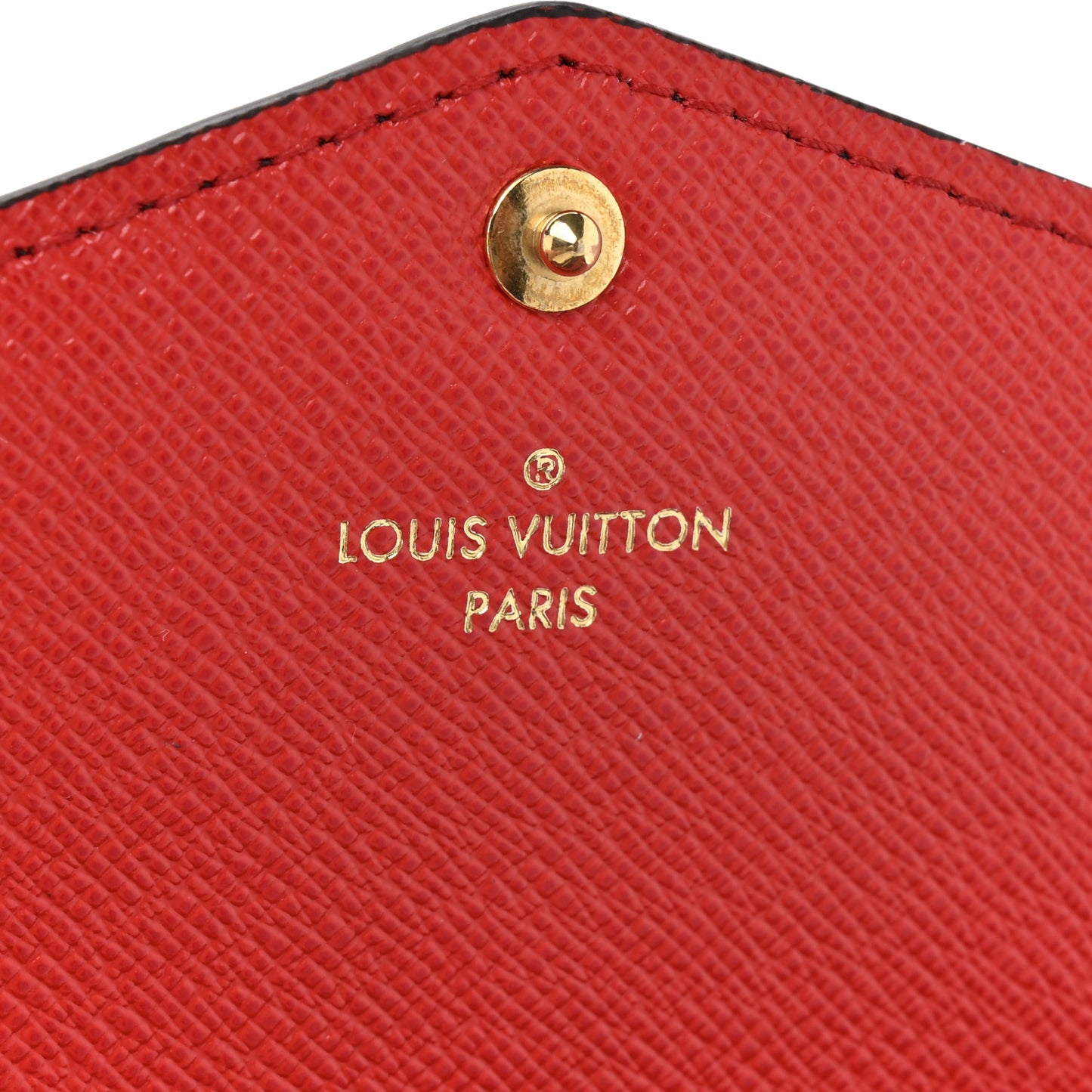 Monogram Sarah Wallet NM Coquelicot