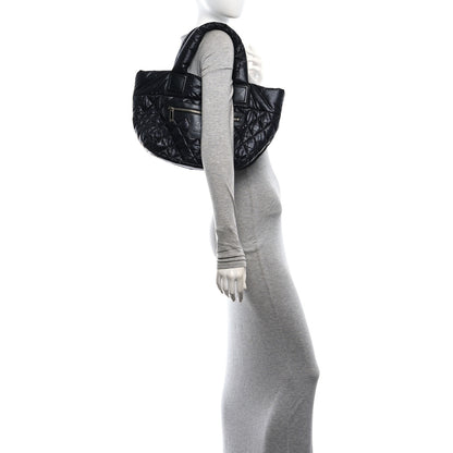 Chanel Nylon Quilted Small Coco Cocoon Tote Black 2 of 11