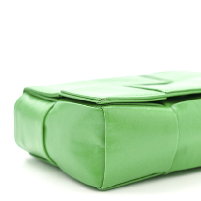 Bottega Veneta Paper Calfskin Maxi Intreccio Extra Mini Cassette Crossbody Bag Parakeet 9 of 11
