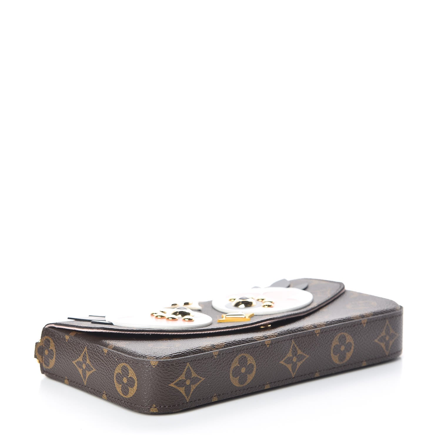 Louis Vuitton Monogram Lovely Birds Pochette Felicie Chain Wallet 4 of 10