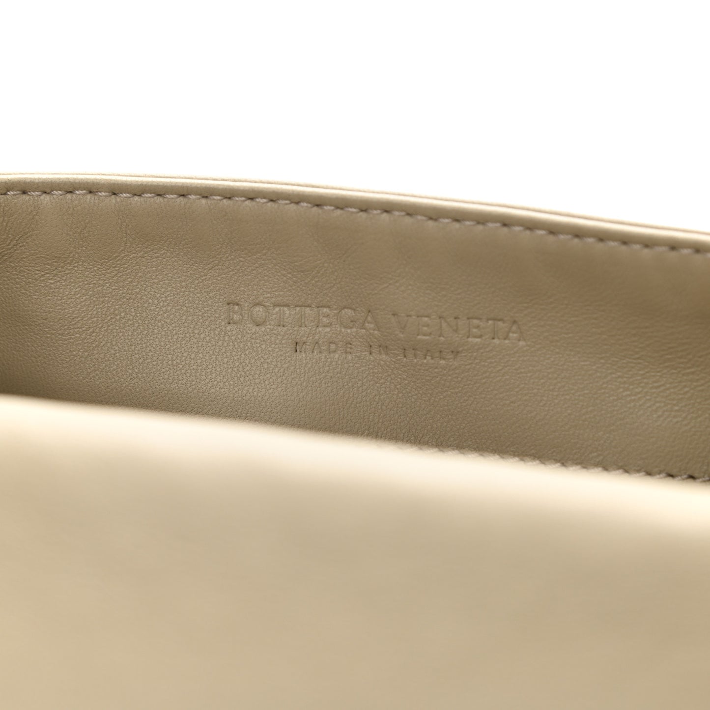 Nappa Intrecciato Mini Flap Crossbody Porridge
