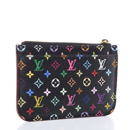 Louis Vuitton Monogram Multicolor Key Pouch Black Grenade 3 of 7