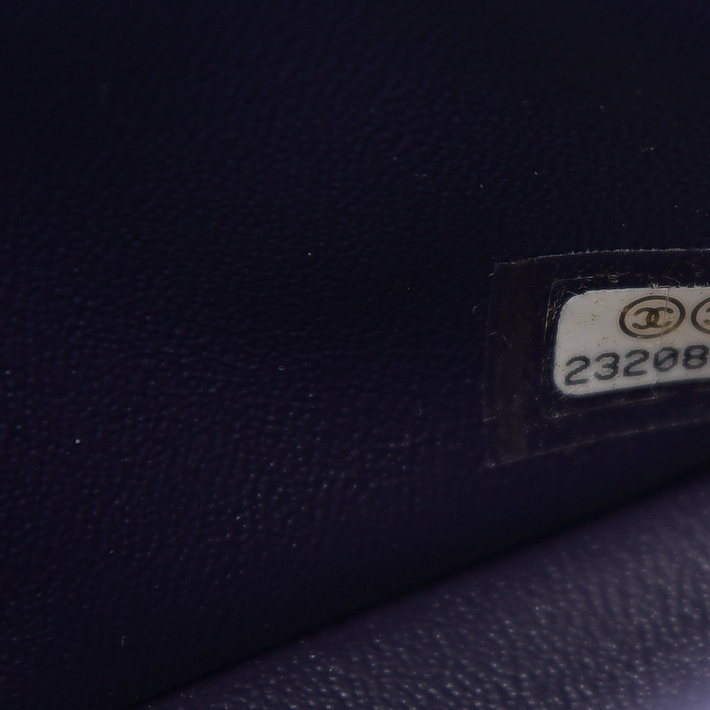 Lambskin Quilted Mini Rectangular Flap Dark Purple
