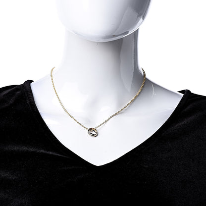 Cartier 18K Pink Yellow White Gold Baby Trinity Pendant Necklace 2 of 7