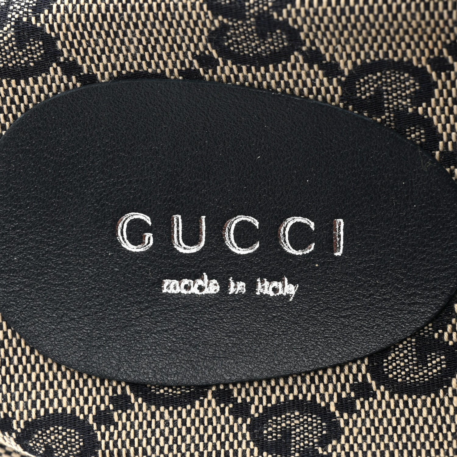 Gucci Monogram Criss Cross Platform Slide Sandals 36 Beige Blue 7 of 9