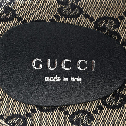 Gucci Monogram Criss Cross Platform Slide Sandals 36 Beige Blue 7 of 9