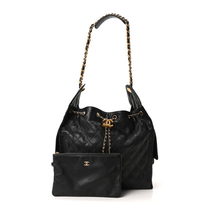 Chanel Caviar Quilted Medium Chanel 25 Handbag Black 3 of 12