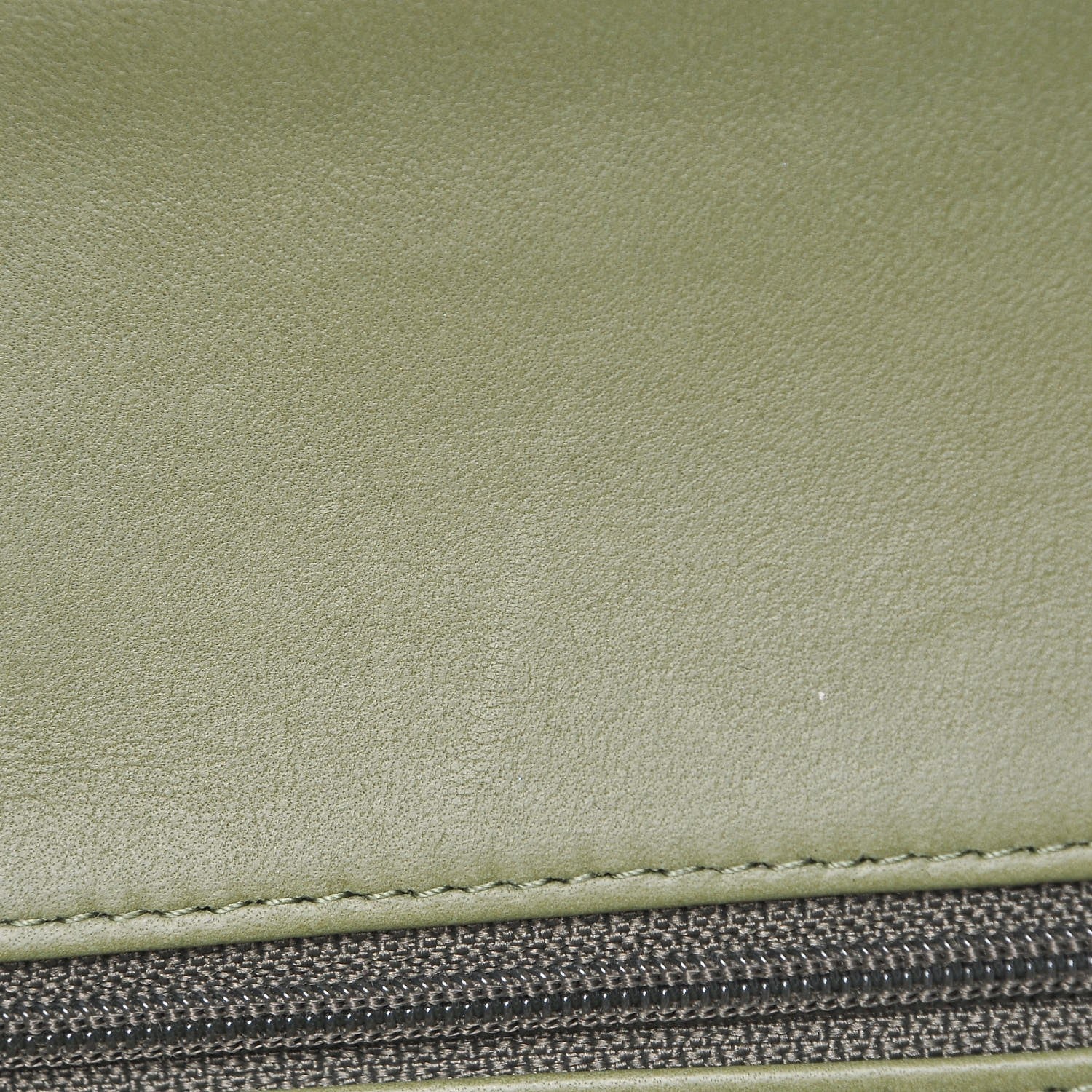 Chanel Lambskin Quilted Medium Double Flap Green 9 of 12