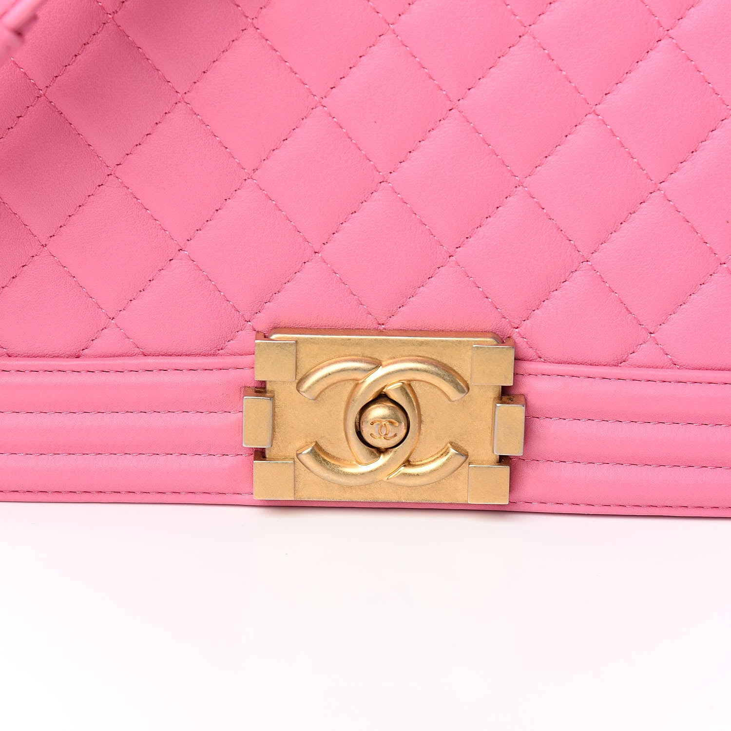 Chanel Lambskin Quilted Medium Boy Flap Pink 15 of 15
