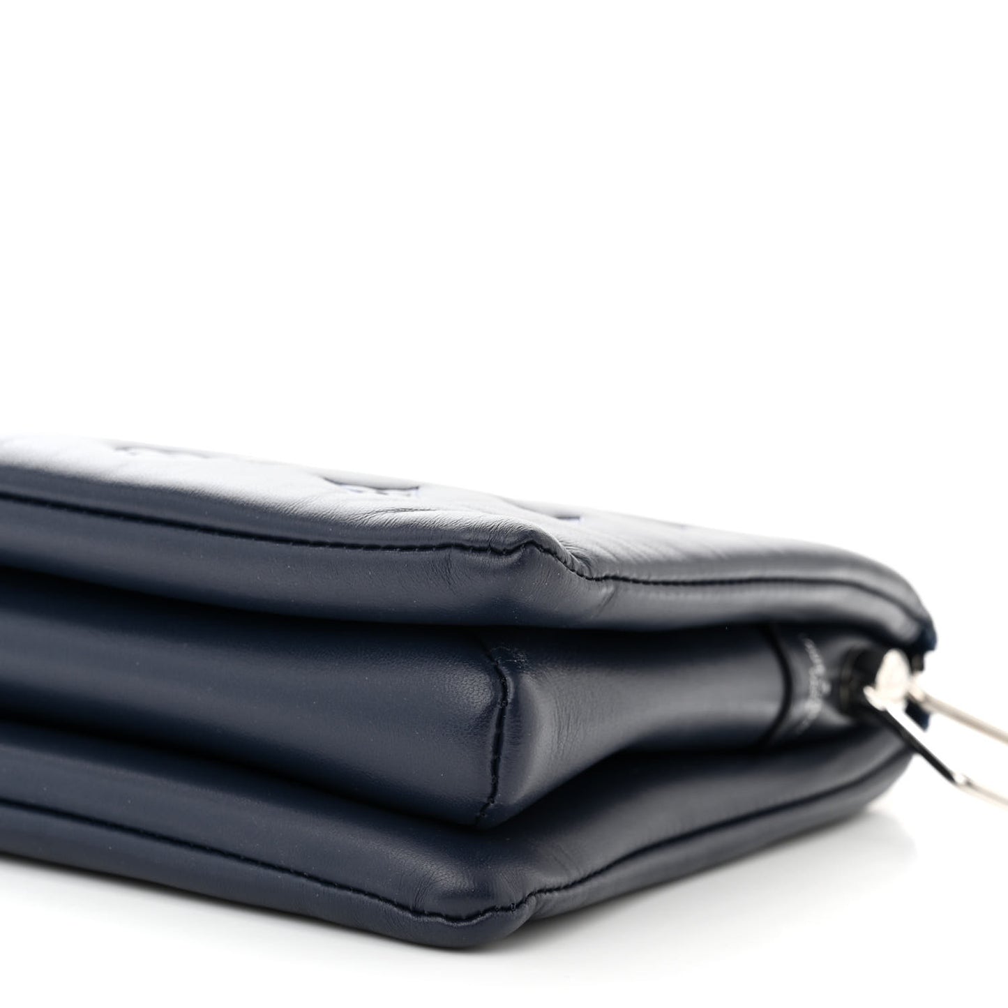Lambskin Embossed Monogram Coussin PM Navy