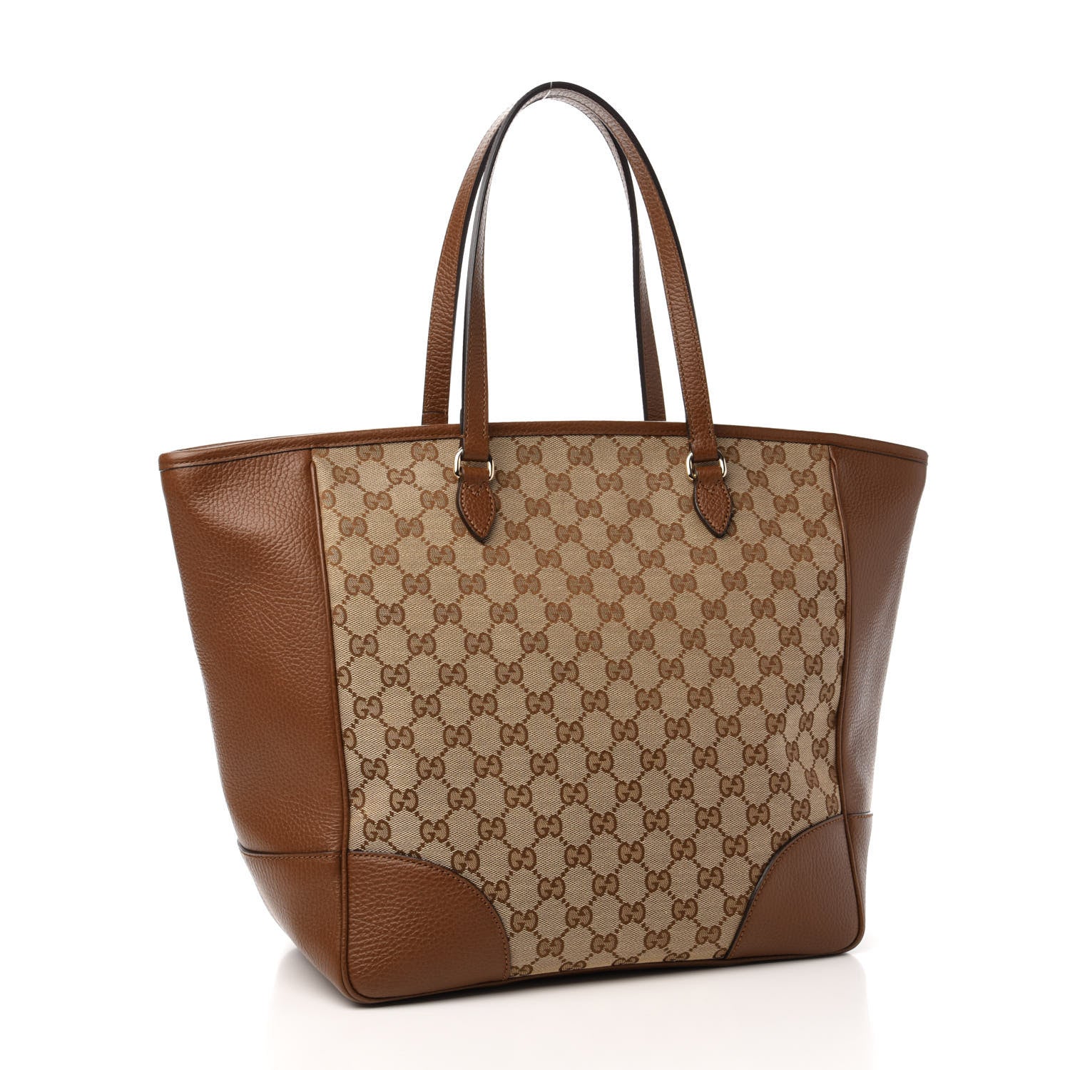 Gucci Monogram Medium Bree Zippered Tote Beige Tabacco 3 of 11