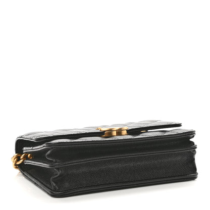 Chanel Caviar Quilted Mini Bracelet On Chain Wallet On Chain WOC Black 4 of 11