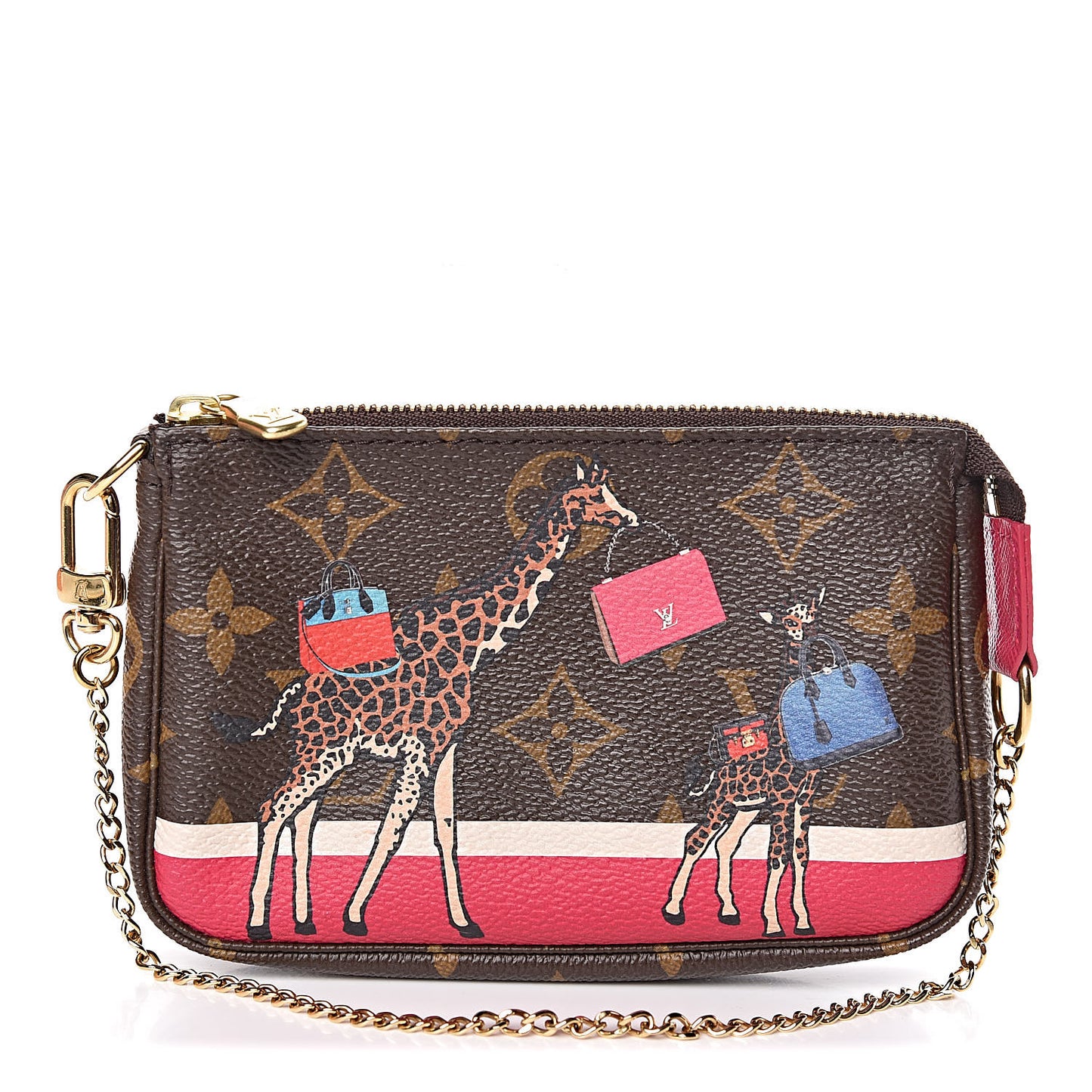 Monogram 2017 Christmas Animation Mini Pochette Accessories