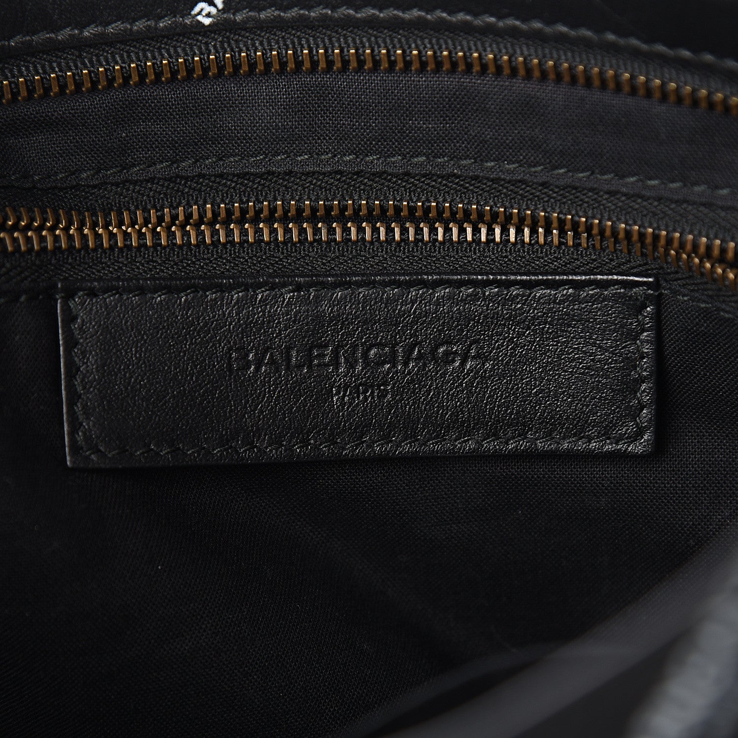 Balenciaga Veau Allover Logo Classic Hardware S City Black White 5 of 9