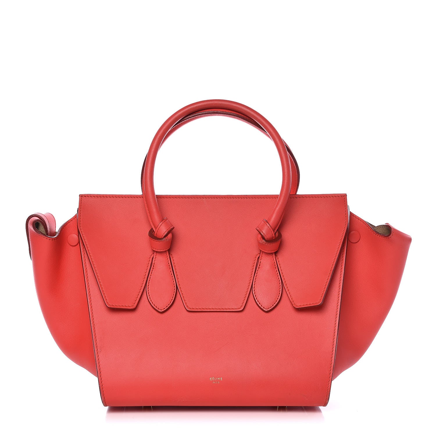 Celine Smooth Calfskin Mini Tie Knot Tote Alizarin 1 of 21