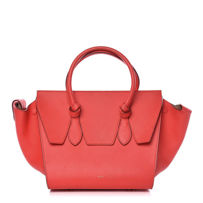 Celine Smooth Calfskin Mini Tie Knot Tote Alizarin 1 of 21
