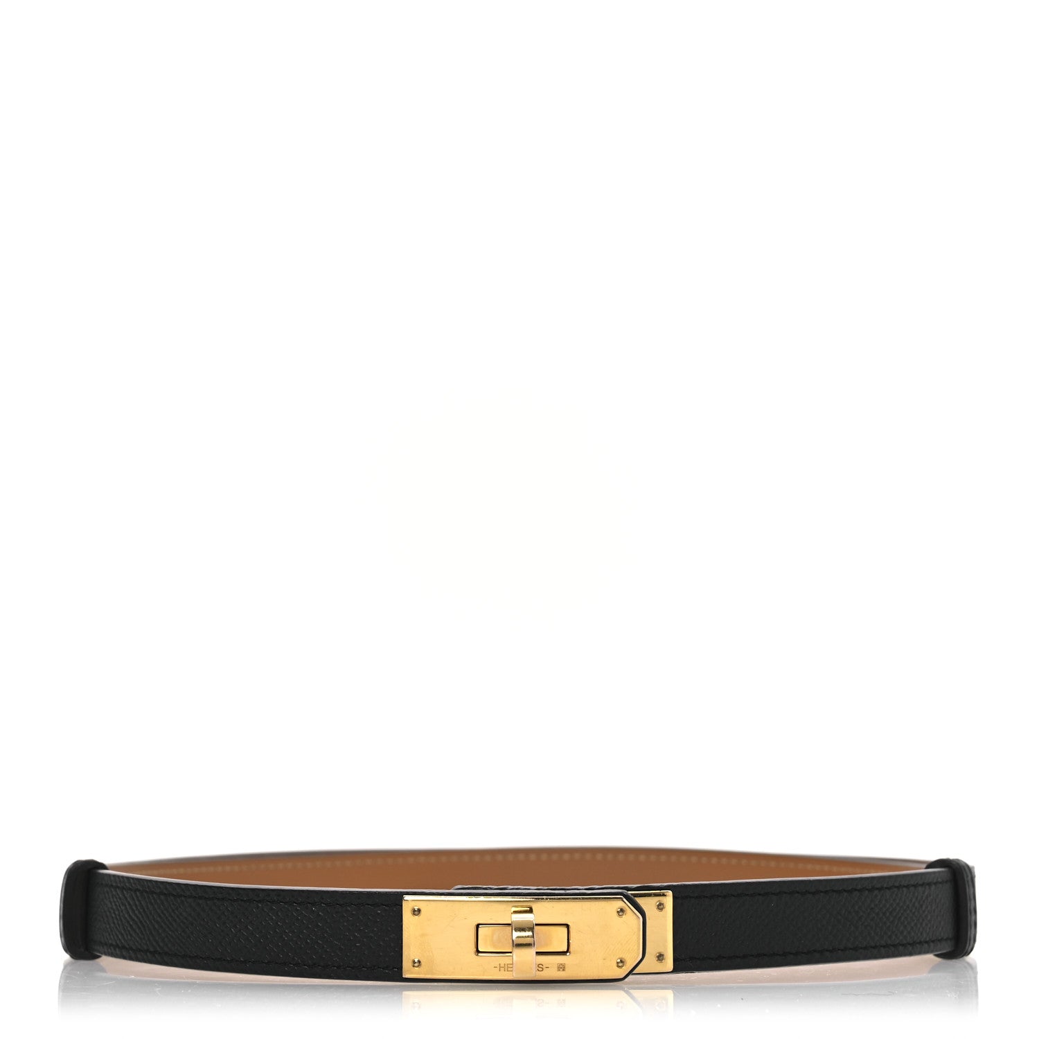 Hermes Epsom Kelly Belt Black 1 of 4