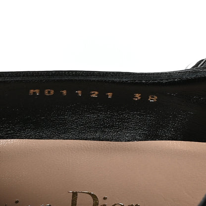 Christian Dior Brushed Calfskin Uniform 30mm Pumps 38 Black 8 of 9