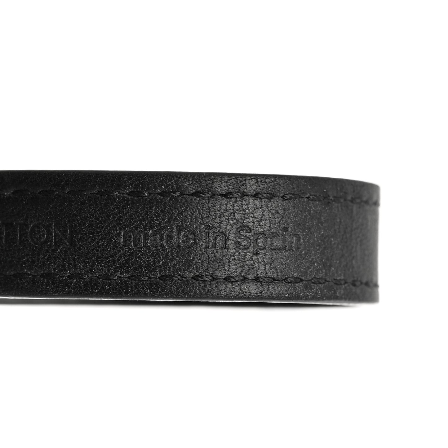 Leather Double Wrap Bracelet Black