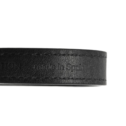 Louis Vuitton Leather Double Wrap Bracelet Black 5 of 8