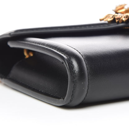 Dolce & Gabbana DOLCE & GABBANA Smooth Calfskin Mini Devotion Crossbody Bag Black 5 of 9