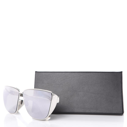 Christian Dior Metal Mirrored Futurist Sunglasses Silver 9 of 9