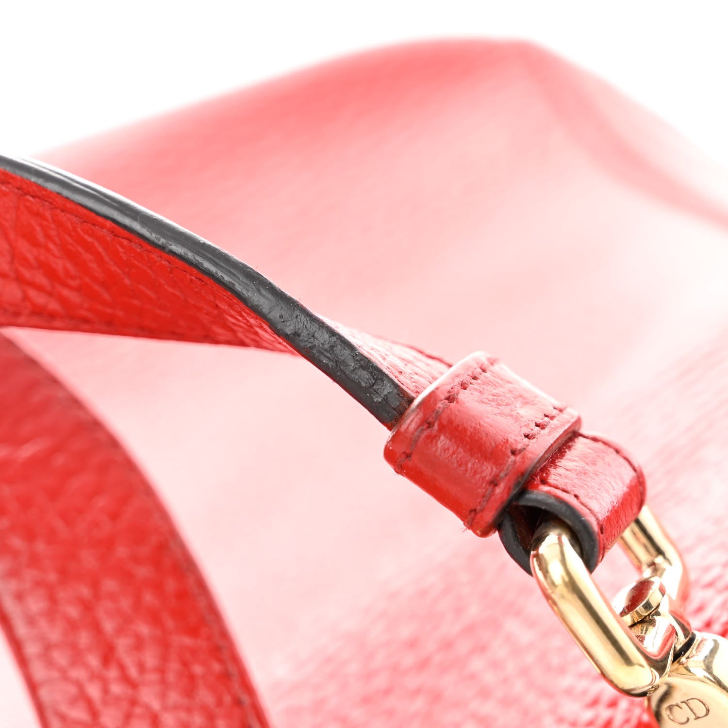 Christian Dior Calfskin Medium Diorissimo Tote Red 18 of 19